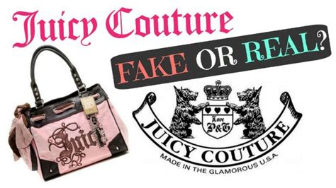 how to spot fake juicy couture bag|juicy couture bag identification.